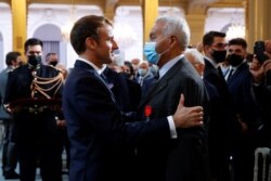 Macron ve Salah Abdelkerim