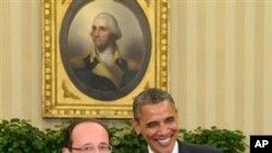 François Hollande ve Barack Obama