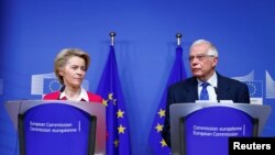 Arşiv Foto - AB Komisyonu Başkanı Ursula von der Leyen ve AB Dış İlişkiler Yüksek Temsilcisi Josep Borrell